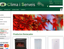 Tablet Screenshot of climaiserveis.com